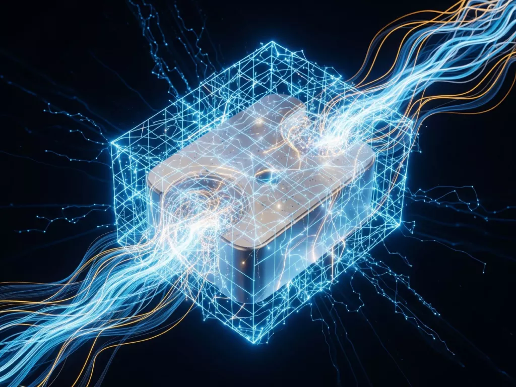 abstracyjna koncepcja procesu cynkowania galwanicznego